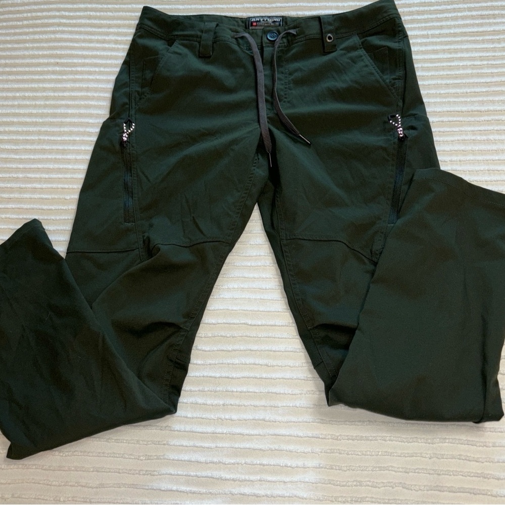 686 Anything Cargo Pant Slim Fit Hunter Green 13 Pocket Sz 32x33 KCRGNS14 NWOT